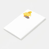 Post-it® Baguette de canard jaune amusant Notes (Incliné)