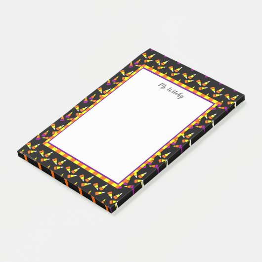 Post-it® Baguette Halloween Corn Corn Sticks personnalisés (Incliné)