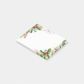 Post-it® Baies de houx de Noël (Incliné)