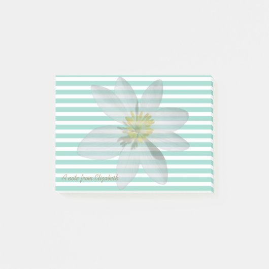 Post-it® Baise blanche sur bandes personnalisées (Devant)