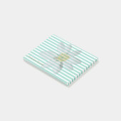 Post-it® Baise blanche sur bandes personnalisées (Incliné)