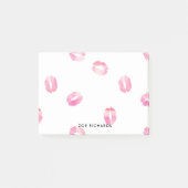 Post-it® Baisers aquarelle - Nom (Devant)