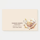 Post-it® Bakery Pastry Chef Watercolor Gold Baking Catering (Devant)