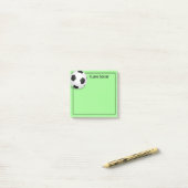 Post-it® Bal de football post-it-notes (Sur un bureau)