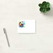 Post-it® Bal de football post-it-notes (Bureau)