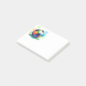 Post-it® Bal de football post-it-notes (Incliné)