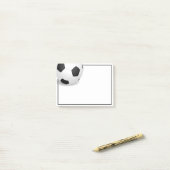 Post-it® Bal de football post-it-notes (Sur un bureau)