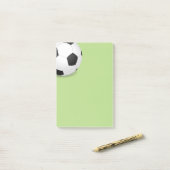 Post-it® Bal de football post-it-notes (Sur un bureau)