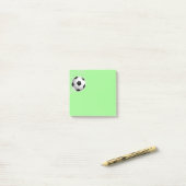 Post-it® Bal de football post-it-notes (Sur un bureau)