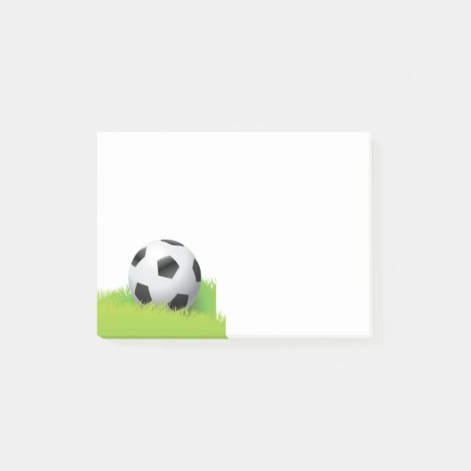 Post-it® Bal de football post-it-notes (Devant)