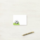 Post-it® Bal de football post-it-notes (Sur un bureau)