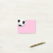 Post-it® Bal de football post-it-notes (Sur un bureau)