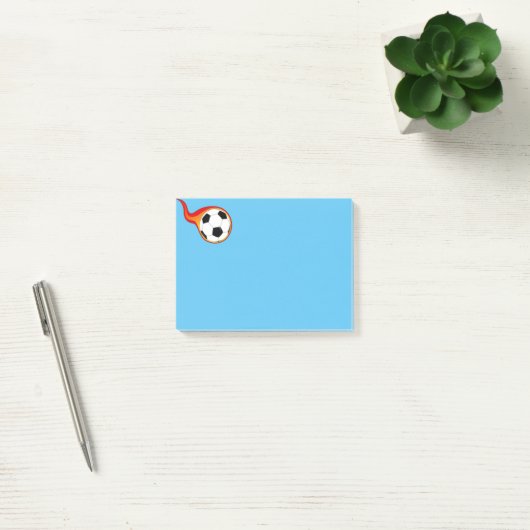 Post-it® Bal de soccer flamboyant Post-it-Notes (Bureau)