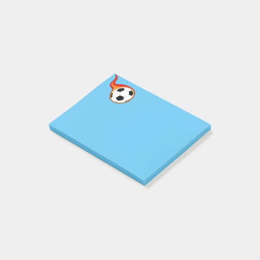 Post-it® Bal de soccer flamboyant Post-it-Notes (Incliné)