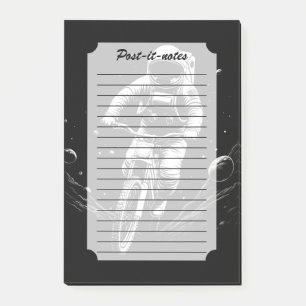 Post-it® Balade à vélo d'astronaute cosmique Aventure spati