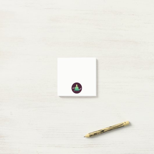 Post-it® "Balance" Beau Bouddha. (Sur un bureau)
