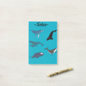 Post-it® Baleine (Sur un bureau)