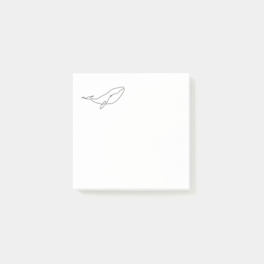 Post-it® Baleine, illustration d'art en ligne (Devant)