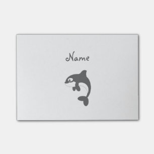 Post-it® Baleine mignonne d'orque