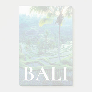 Post-it® Bali Vue d'ensemble des rizières