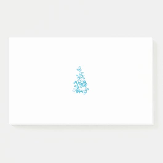 Post-it® Ball Blue, Medium Turquoise design décoratif (Devant)