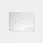 Post-it® Ball de golf Dimples avec nom personnalisé (Devant)