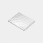 Post-it® Ball de golf Dimples avec nom personnalisé (Incliné)