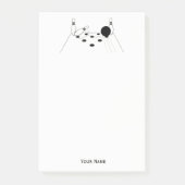 Post-it® Balle de bowling de sport et poupées (Devant)