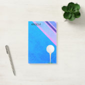 Post-it® balle de golf sur bleu pour golfeurs (Bureau)