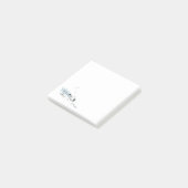 Post-it® Ballerina Étirement en bleu Tutu (Incliné)