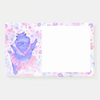 Ballerine Hippopotame Danseuse de Ballet Notes Pos