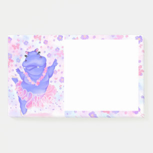 Post-it® Ballerine Hippopotame Danseuse de Ballet Notes Pos