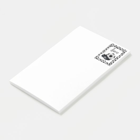 Post-it® Balles de foot de Post-it Notes (Incliné)