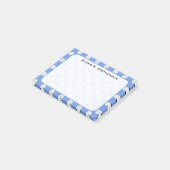 Post-it® Balles de volley-ball Monogram Bleu barbeau (Incliné)