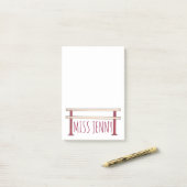 Post-it® Ballet Ballerina Classe de danse Studio Professeur (Sur un bureau)