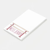 Post-it® Ballet Ballerina Classe de danse Studio Professeur (Incliné)