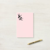 Post-it® Ballet Couple Danse Rose (Sur un bureau)
