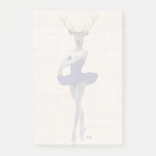 Post-it® Ballet Deer en bleu