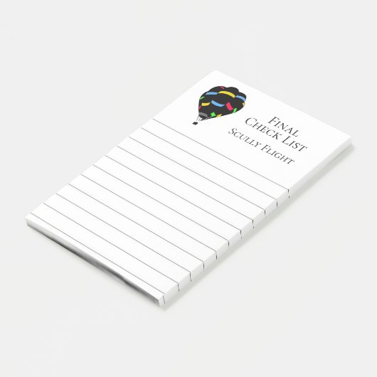 Post-it® Ballon à air chaud (Incliné)