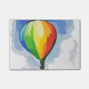 Post-it® Ballon à air chaud d'arc-en-ciel