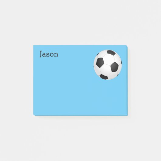 Post-it® ballon de soccer personnalisé poster une note pour (Devant)