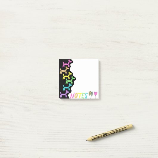 Post-it® Ballons (Sur un bureau)