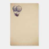 Post-it® Ballons à air chaud Steampunk avec bateau (Devant)