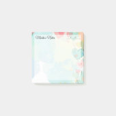 Post-it® Ballons Coeur Fille Cute 3" x 3" (Devant)