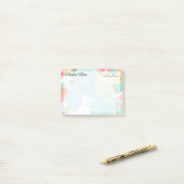 Post-it® Ballons Coeur Fille Cute 4" x 3" (Sur un bureau)