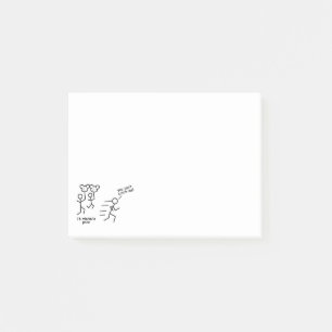 Post-it® Ballons Ladies notes collantes