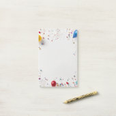 Post-it® Ballotte et cadre pyrotechnique (Sur un bureau)