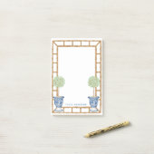 Post-it® Bambou et opiacés | Chinoiserie (Sur un bureau)