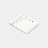 Post-it® Bambou Personnalisé Post It Note Pad (Incliné)