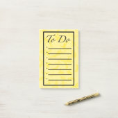 Post-it® Bananas To Do List Post it Notes (Sur un bureau)